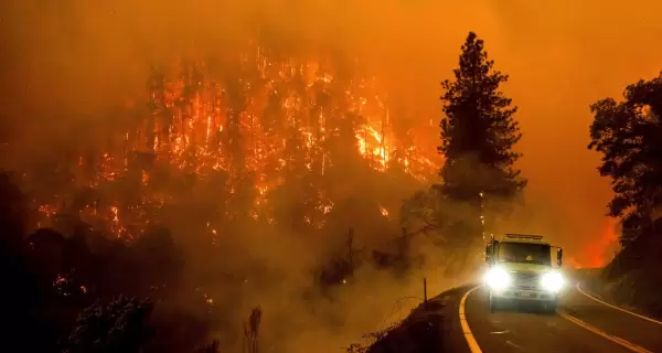 Incendios en la Patagonia: a�n hay focos activos en el sur del pa�s.