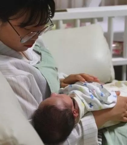 Corea-del-Sur-bebe-AFP
