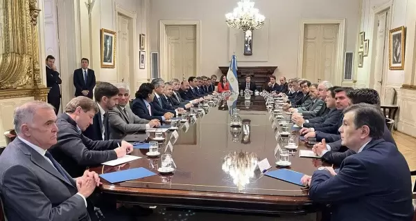 Reunión de los gobernadores provinciales con el presidente Javier Milei