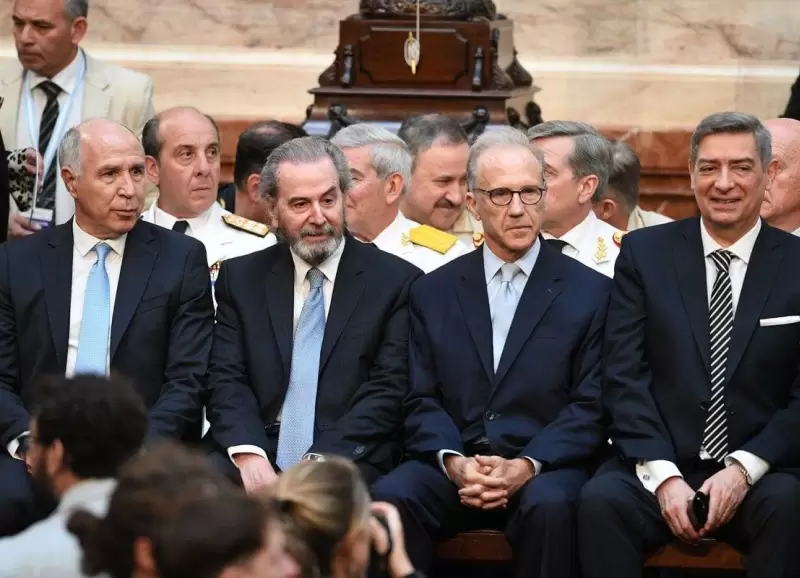 Los jueces de la Corte Suprema, durante la apertura de sesiones ordinarias.