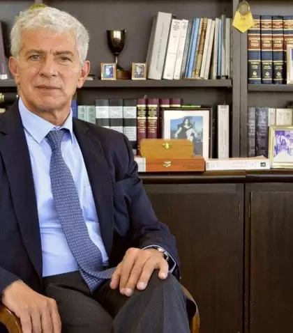 Mariano C�neo Libarona, el ministro de Justicia.