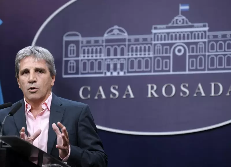 El ministro de Economa, Luis Caputo