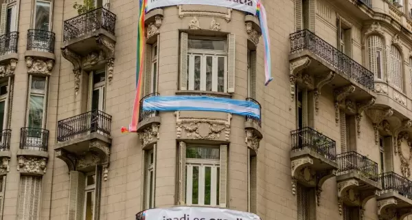 El edificio donde funcionaba el Inadi.