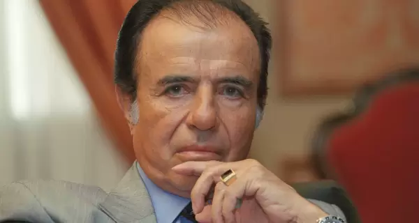 El expresidente Carlos Menem.