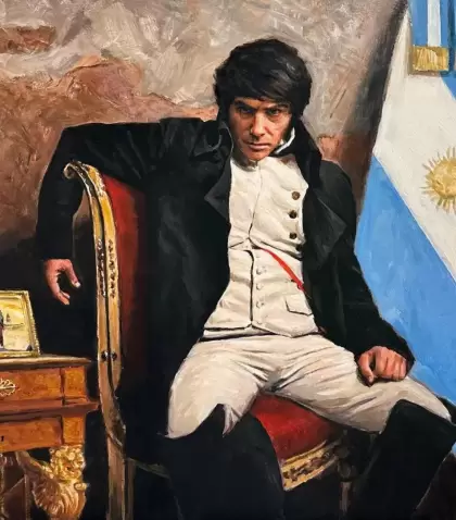 El cuadro que comparti� Milei en sus redes.