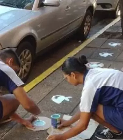 Militares taparon pintadas del 24 de marzo