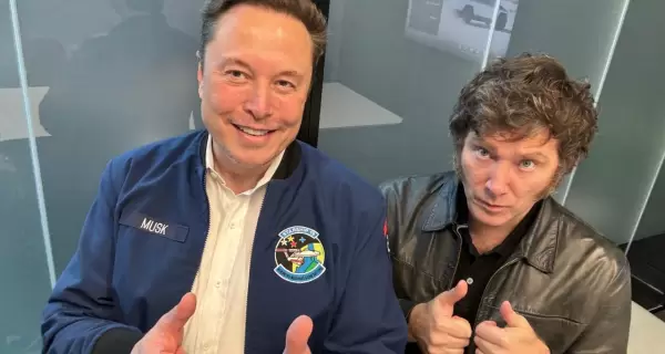 El encunetro entre Elon Musk y Javier Milei.