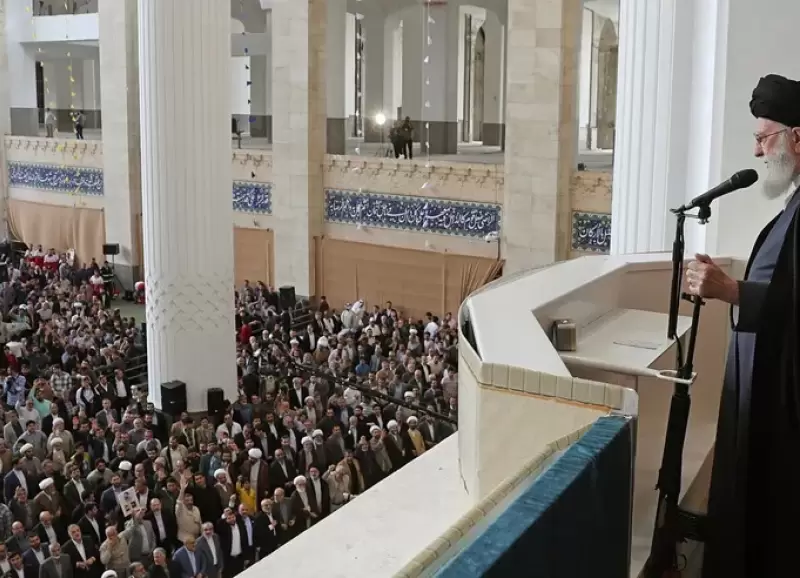 El lder supremo de Irn, Ali Jamene, el martes durante una ceremonia en Tehern