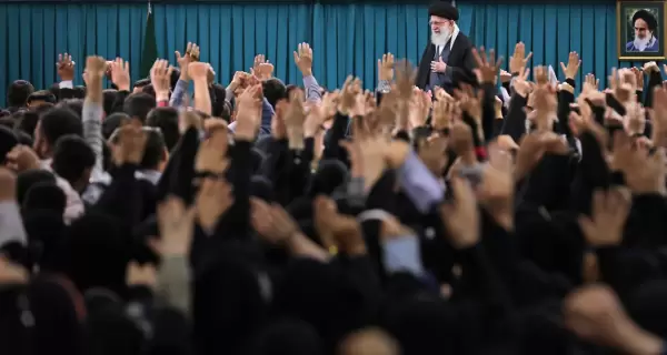 El ayatol Al Jamenei, en Irn.