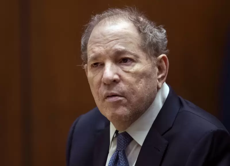 Harvey Weinstein en una corte en Los ngeles en 2022
