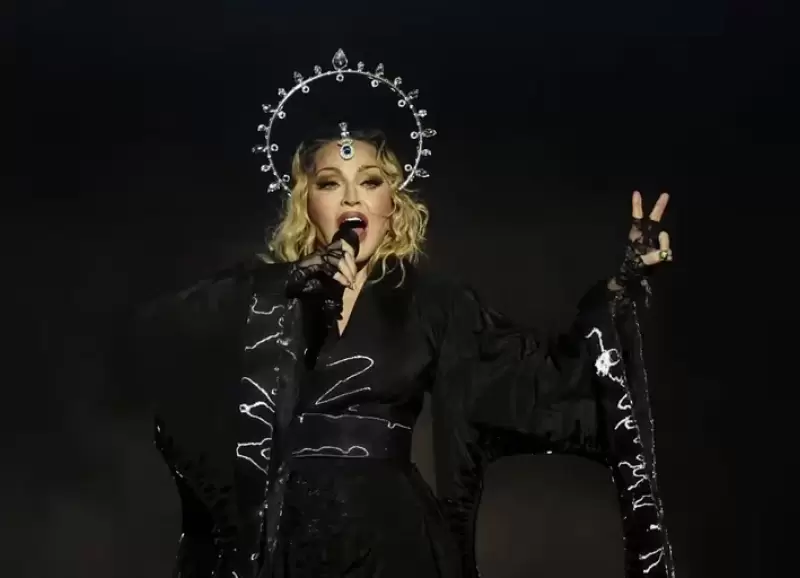 Madonna anoche en Ro de Janeiro.