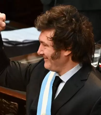 El presidente Javier Milei en la Apertura de Sesiones el 1� de marzo.