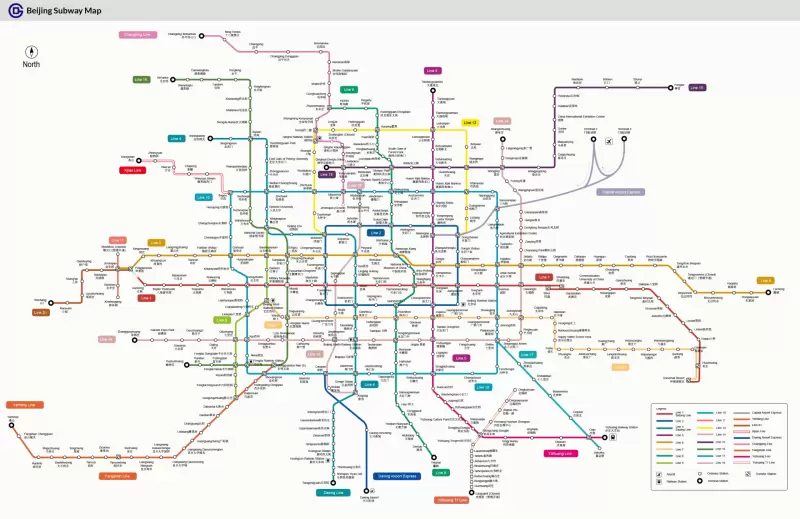 El metro de Beijing es el ms extenso del mundo, seguido por el de Shanghi