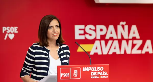 Esther Pea, vocera del Partido Socialista Obrero Espaol