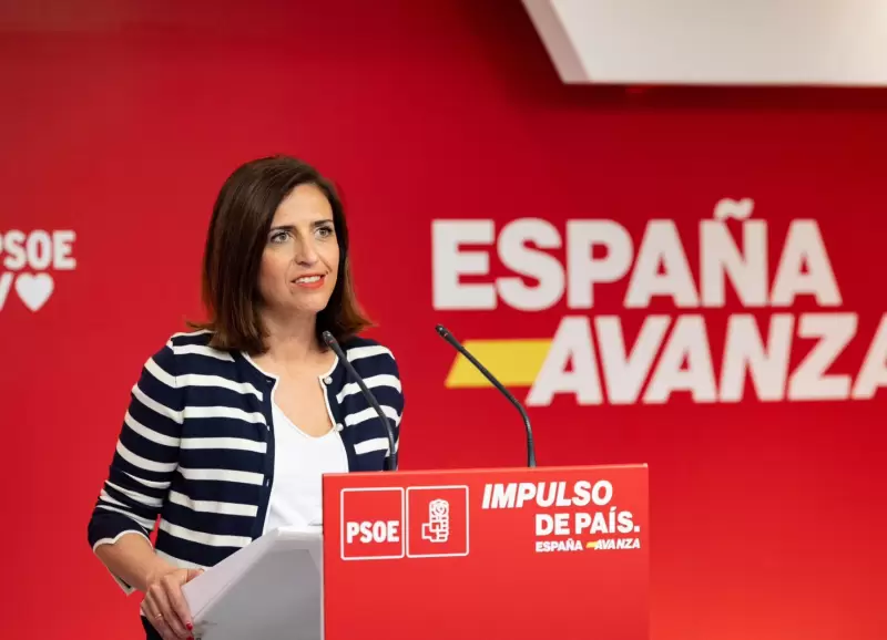 Esther Pea, vocera del Partido Socialista Obrero Espaol