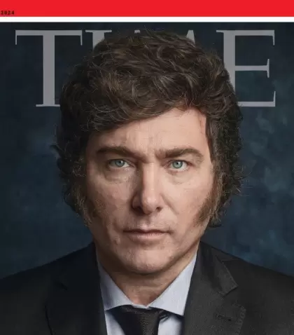 Javier Milei en la portada de TIME