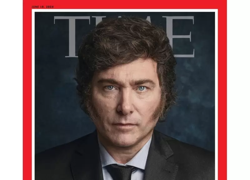 Javier Milei en la portada de TIME