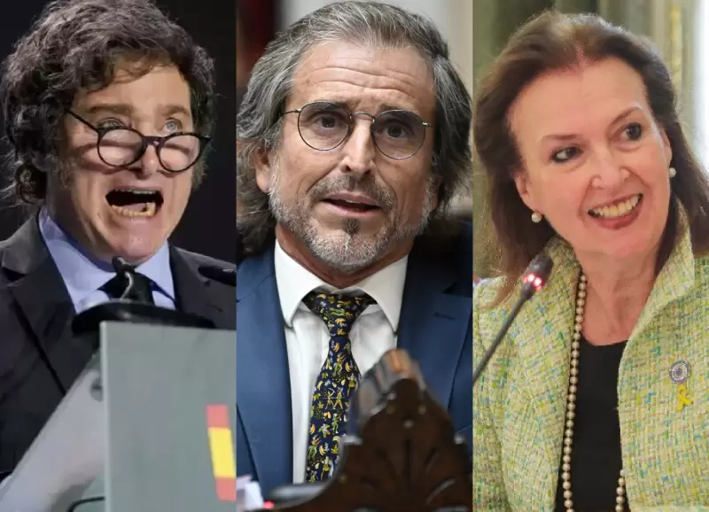 Javier Milei, Bertie Benegas Lynch y Diana Mondino, algunas de las figuras del Gobierno que generaron polmica por sus dichos sobre la homosexualidad.