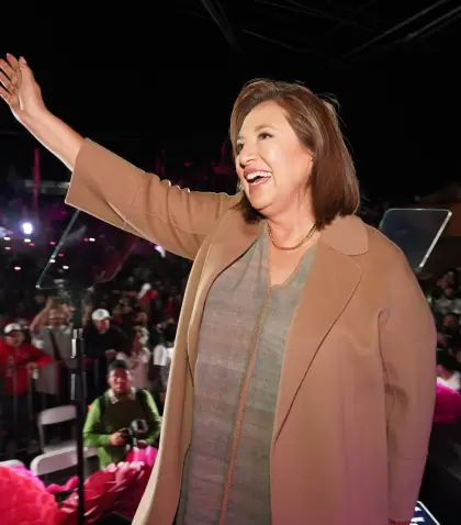X�chitl G�lvez, la candidata presidencial de la oposici�n que result� segunda en las elecciones de M�xico.