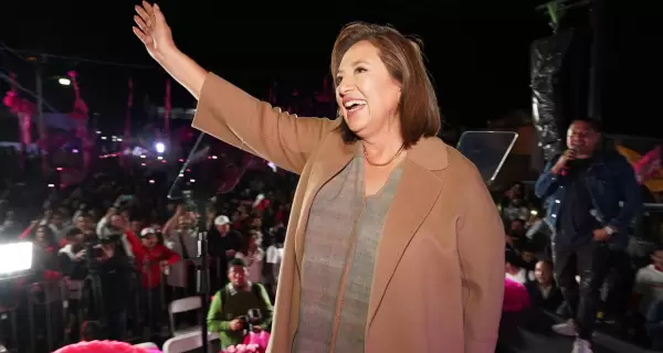 Xchitl Glvez, la candidata presidencial de la oposicin que result segunda en las elecciones de Mxico.