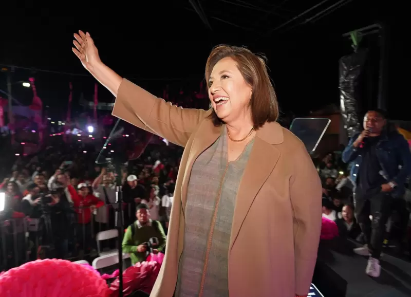 Xchitl Glvez, la candidata presidencial de la oposicin que result segunda en las elecciones de Mxico.