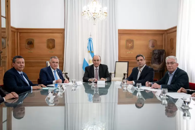 La reunin del jefe de Gabinete, Guillermo Francos, con el gobernador de Tucumn, Osvaldo Jaldo.