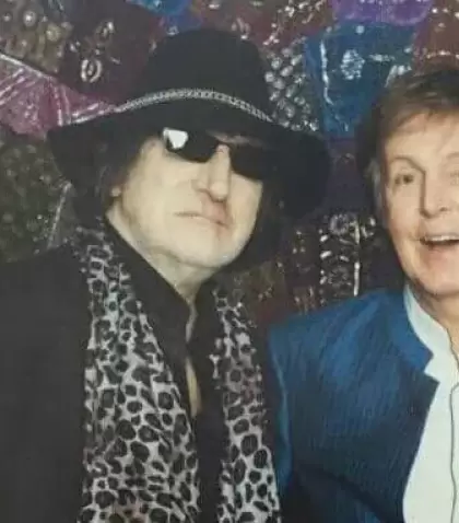 Charly Garca junto a Paul McCartney en Crdoba en 2016