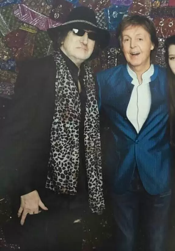 Charly Garca junto a Paul McCartney