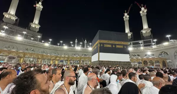 Peregrinos durante su visita a La Meca