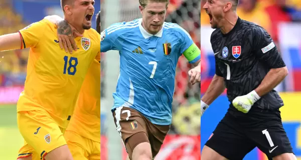 Rumania, Blgica y Eslovaquia, los tres clasificados del Grupo E a los octavos de final de la Eurocopa 2024.