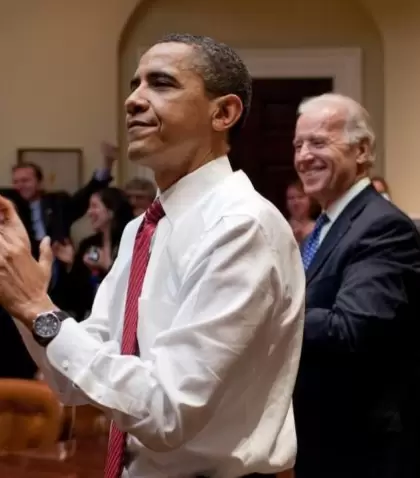 Obama junto a Biden