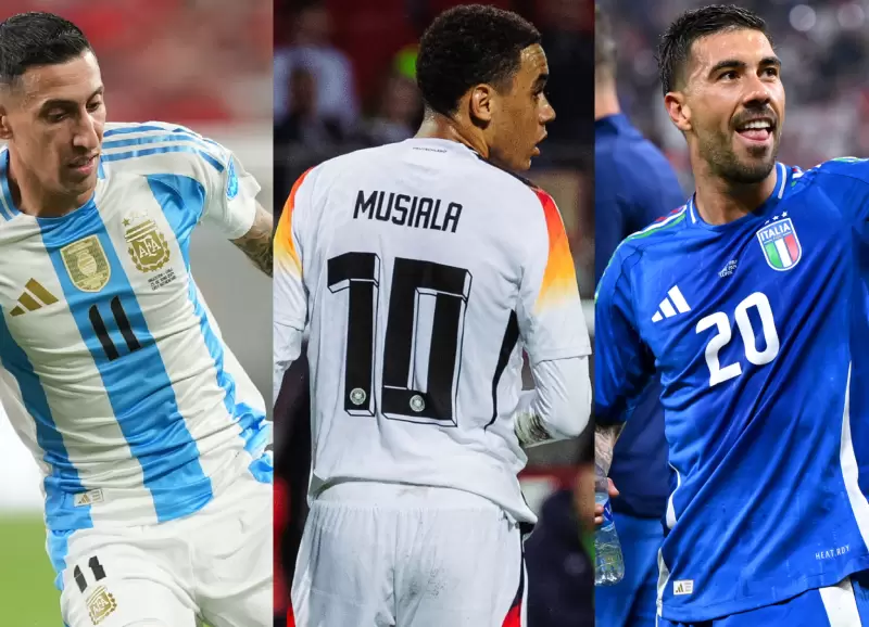 Argentina, Italia y Alemania, algunos de los protagonistas de la jornada de Eurocopa y Copa Amrica de este sbado.