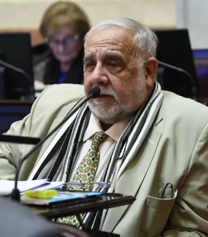 El senador riojano de La Libertad Avanza, Juan Carlos Pagotto.