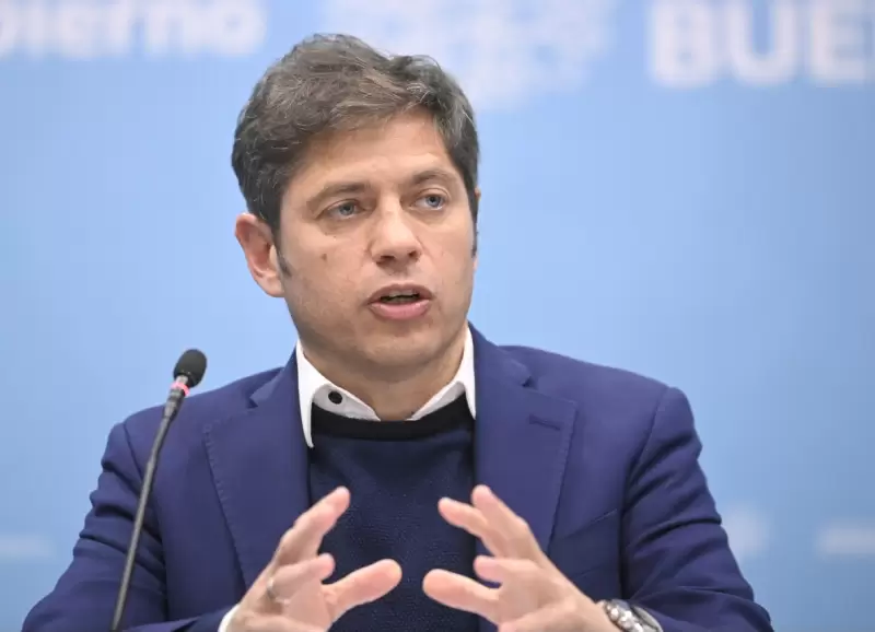 El gobernador de la provincia de Buenos Aires, Axel Kicillof