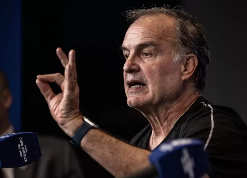 Marcelo Bielsa hoy en conferencia de prensa