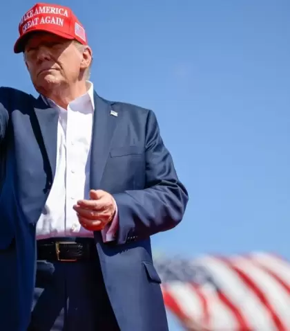 Donald Trump en un acto de campaa en Florida