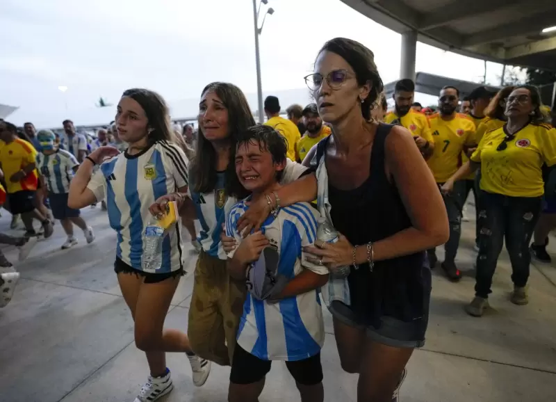 El ingreso de los hinchas a la final de la Copa Amrica tras los disturbios en la entrada del estadio