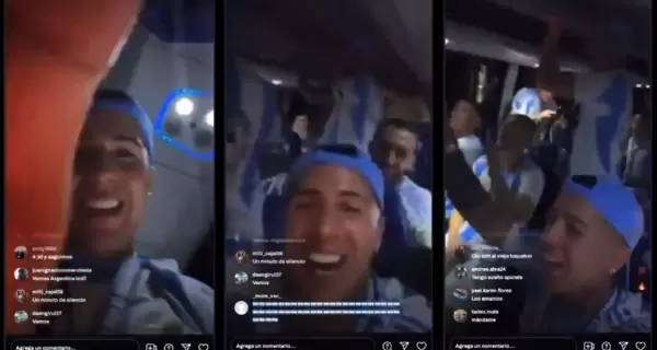 El video de los festejos de la Seleccin Argentina que se viraliz en redes y gener los repudios franceses.