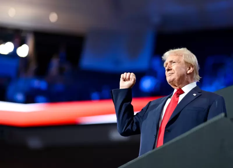 Donald Trump, durante la Convencin Nacional Republicana.