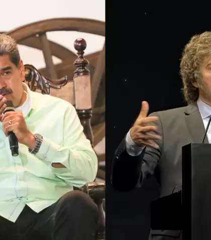 Nicols Maduro y Javier Milei