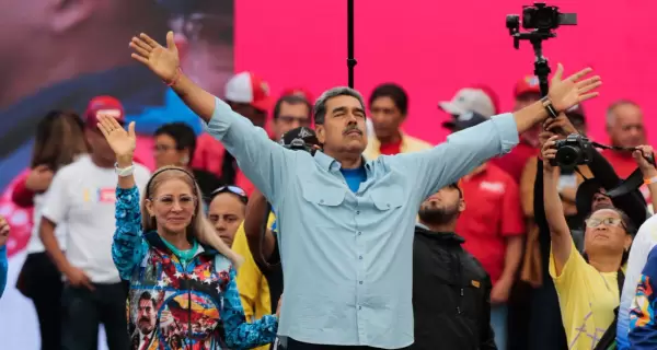 Nicols Maduro en el cierre de campaa
