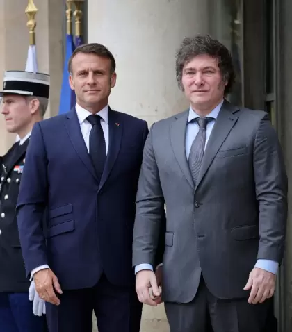 Antes de la inauguracin de los Juegos Olmpicos, Milei se reuni con Macron en el Palacio del Elseo