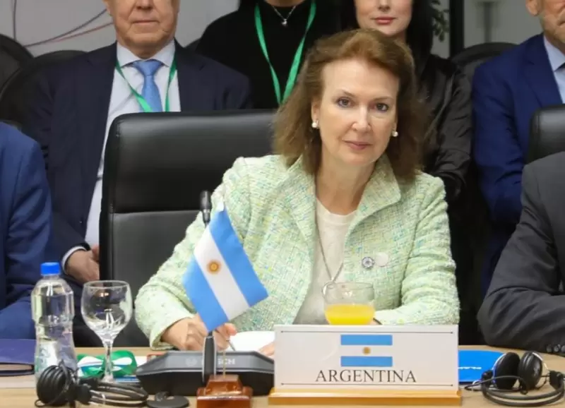 La canciller argentina Diana Mondino