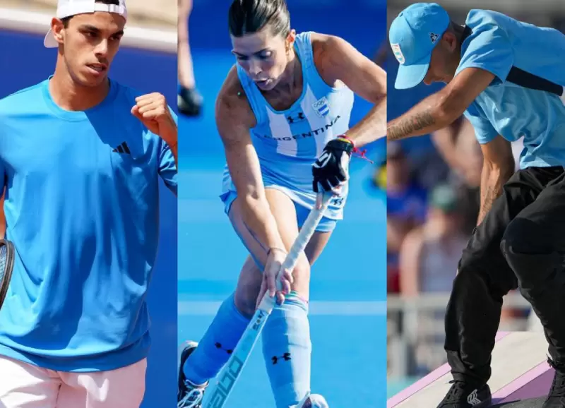 Tenis, Hockey y skateboarding, algunas de las actividades destacadas de la jornada argentina en los Juegos Olmpicos Pars 2024