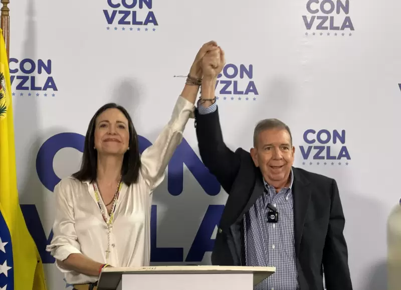 Mara Corina Machado y Edmundo Gonzlez.