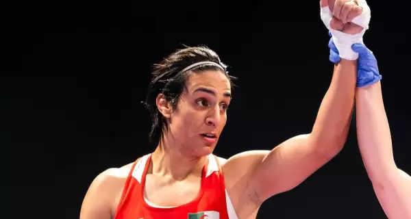 Imane Khelif en su participacin en una competicin en Colorado, Estados Unidos, antes de los Juegos Olmpicos