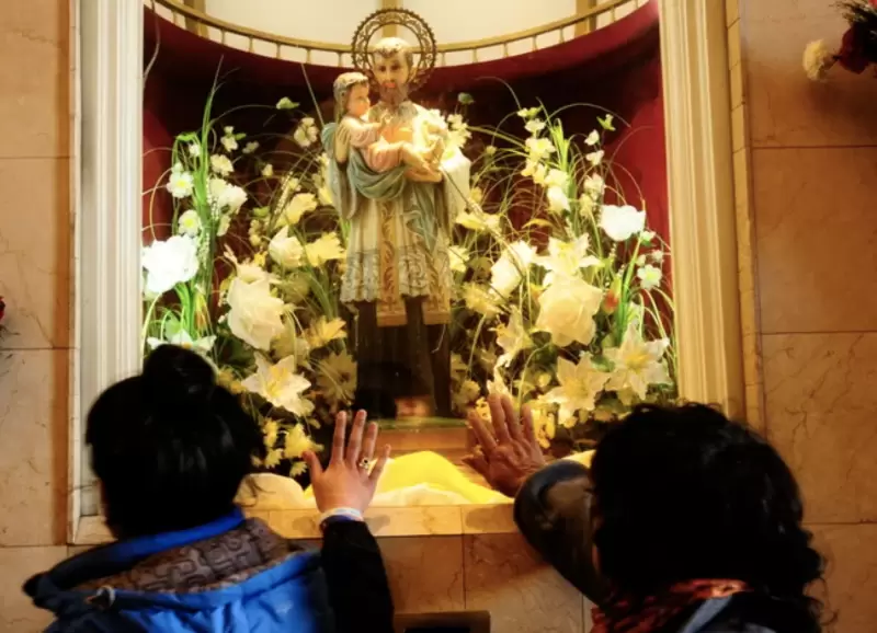 El santuario de San Cayetano, en Liniers