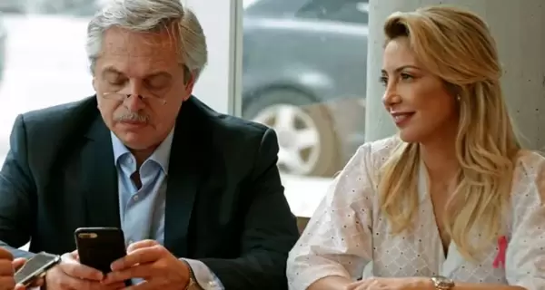 Alberto Fern�ndez y Fabiola Y��ez.
