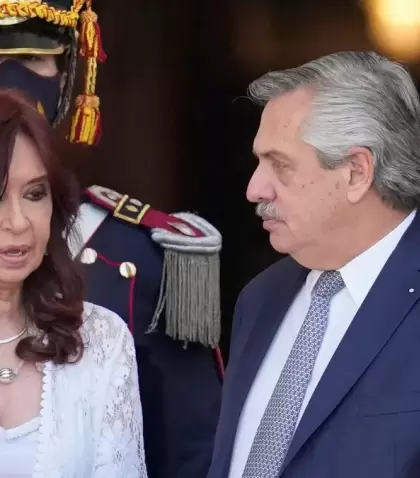 Cristina Fernndez de Kirchner y Alberto Fernndez.