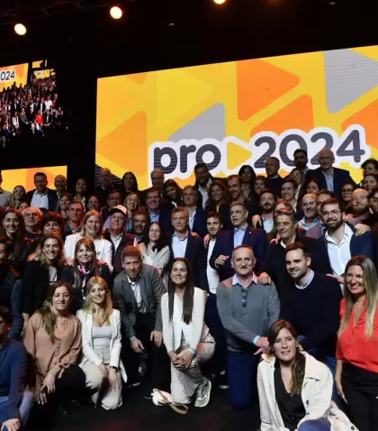 El acto de relanzamiento del PRO que encabez� el expresidente Mauricio Macri a principios de agosto